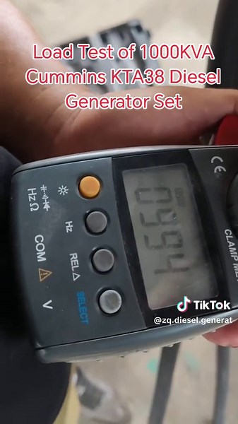 Load Test of 1000KVA Cummins KTA38 Diesel Generator Set#Diesel #generatorset