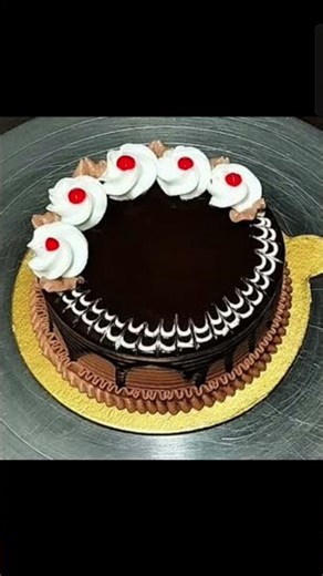 chocolate truffle cake simple easy cake design 🫰🏻 👍👍🫰😋#viral #trend