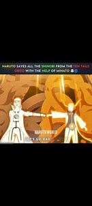231K views · 8.7K reactions | NARUTO SAVES ALL THE SHINOBI FROM THE TEN TAILS OBITO WITH THE HELP OF MINATO... | Naruto World | Facebook