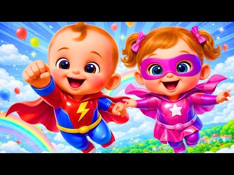 SuperHero Song | Nursery Rhymes & Kids Songs - KidssVenture