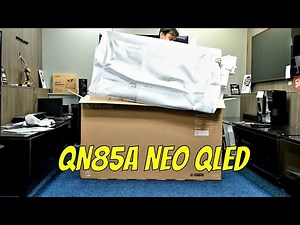 Samsung QN85A Neo QLED 2021 Unboxing, Setup with TV and 4K HDR Demos 55QN85A