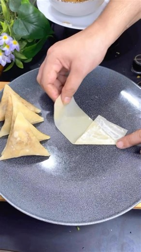 Easiest samosa making process #samosa #easyrecipe #foryou #snacks