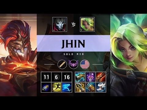 Jhin Mid vs Zeri - NA Master Patch 25.19