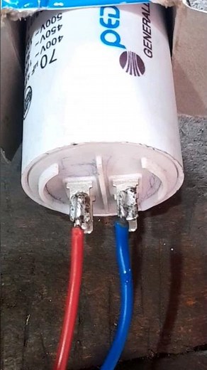 How to connect the capacitor