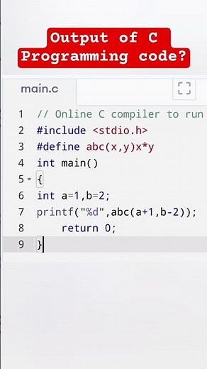 C Programming output
