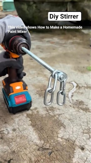 DIY Cement Mixer Attachment for Drill