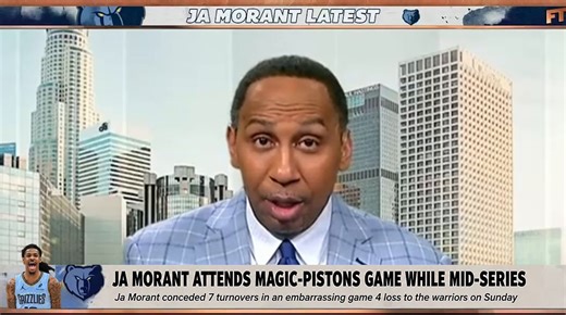 Stephen A Smith was left UNIMPRESSED by Ja Morant’s decision to travel across the country from, San Francisco to Orlando, right off a loss mid series.“That’s not called foolish, it’s like a new fool. You can’t make this up…it’s not a matter of smart it’s a matter if you being oblivious…”Warriors vs Grizzlies game 5 tomorrow.Via @FirstTake