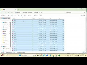 How to bulk Rename the PDF files all at once