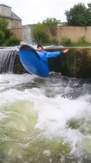 Kayak Flip Gone Wrong at the Waterfall!