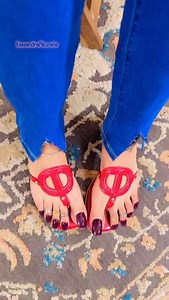 406 reactions · 7 comments | Red ❣️ #sandals #longtoenails  | Kassandra Pikunahe | Facebook