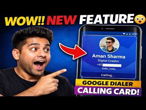 Google Android Dialer New Update🔥How to use the calling card feature 😍📱🚀