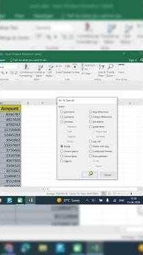 Trick: Fill All Blank Cells in Seconds! ⚡ #ExcelTips #exceltips