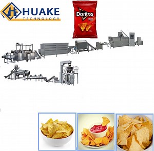 [Hot Item] Bugles Chips Machine Corn Chips Doritos Making Machine Frying Snack Processing Line
