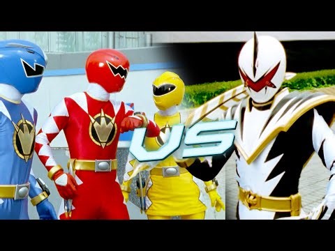 White Ranger vs Dino Thunder Rangers | White Thunder, Part 1 | Power Rangers Dino Thunder Full Scene