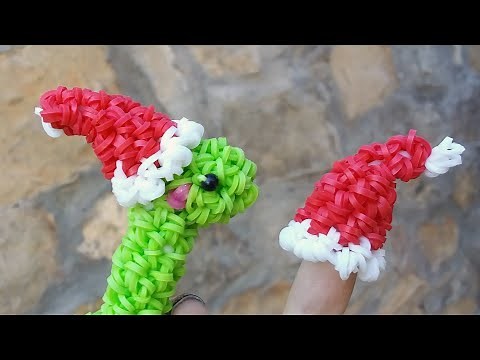 Tiny Loomigurumi Santa Hat Tutorial (Rainbowloom)