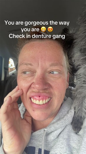 Denture gang #dentures #denturegang #dentureconfidence #toothless #denturetok