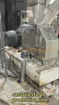 Cassava starch production line manioc starch processing line machines