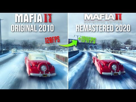 Mafia 2 Original vs Definitive Edition Remaster Performance (FPS) and Graphics Comparison
