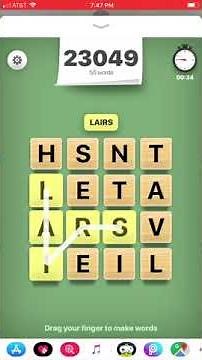 Game Pigeon - Word Hunt (score over 37k)