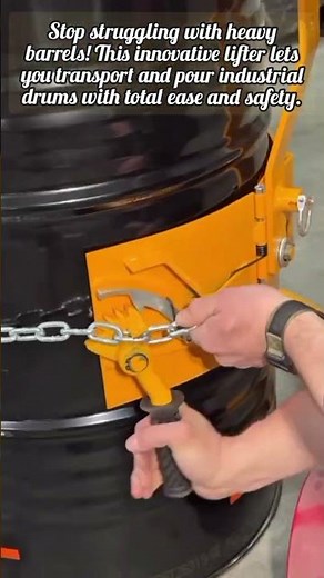 Effortless Drum Lifting And Pouring Made Super Simple