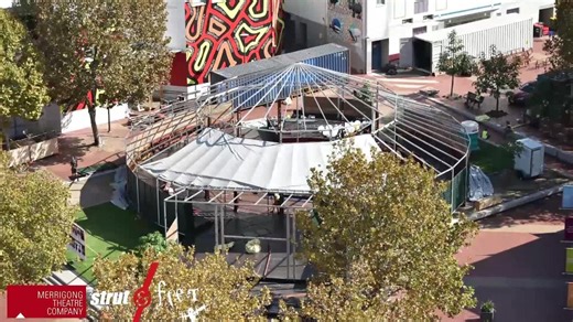 ILLAWARRA MERCURY Spiegeltent Site Set Up 2018