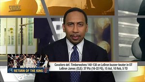 Despite a buzzer-beater performance by LeBron James, Stephen A. Smith is not buying a Cavs turn-around until he sees some defense. | ESPN First Take