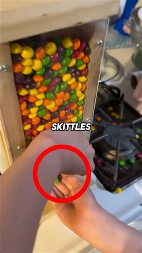 ✨ His Skittles Machine Failed… But His Comeback Was EPIC! 🚀 #skittles #machine #fail