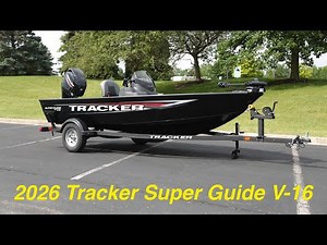 Best fishing boat for the money!? Bass Pro Shops REVIEW OF 2026 TRACKER SUPER GUIDE V 16 SC