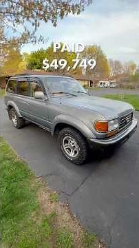 I bought the cheapest Land Cruiser I could find #80series #landcruiser