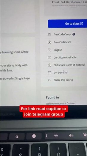 FREE Frontend Development Courses with Certificate 🥳 #frontenddevelopment #onlinecourses #shorts