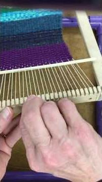 Weaving Remove From Loom With Dowel Rod