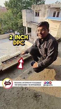 Why Concrete Is Given Above Brick? | DPC in Construction Explained | Damp Proof Course | Civil
