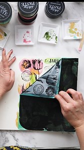 I made my own DIY ephemera with watercolor paper and a Chalk Couture stencil! Love it for my junk journals, or to use as bookmarks and embellishments for my crafts! Comment butterfly for the full supply list. #chalkcouturedesigner #junkjournal #ephemera #craft #springiscoming | Sustain My Craft Habit