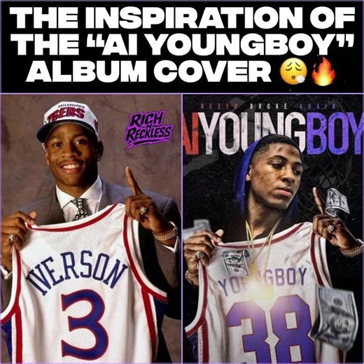 The inspiration of the “AI YoungBoy”album cover
