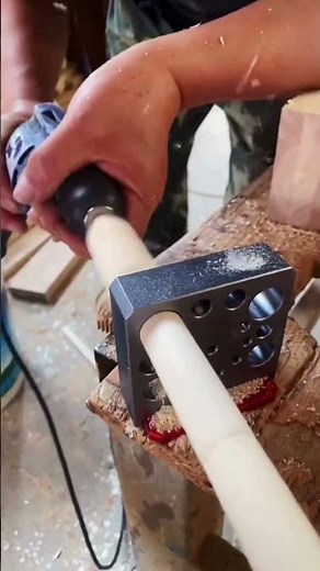 multi size adjustable round log tenon turning tool