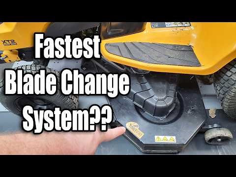 Cub Cadet XT2 Fastattach Blade System Worth The Money For This "Time Saving" Feature? SLX54