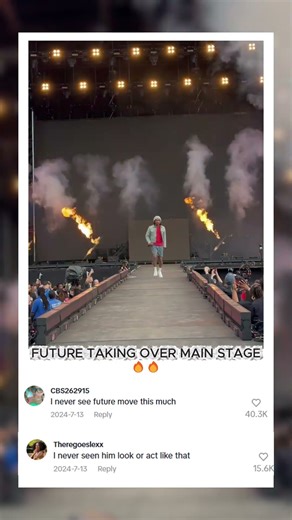 FUTURE TAKING OVER MAIN STAGE🔥🔥#rap #hiphop #future #short