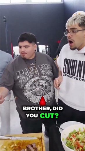 Wait, did he just bleed into the food? Watch this intense kitchen moment! 🩸