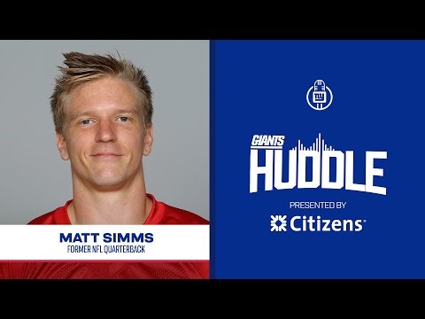 Former NFL QB Matt Simms | Giants Huddle | New York Giants