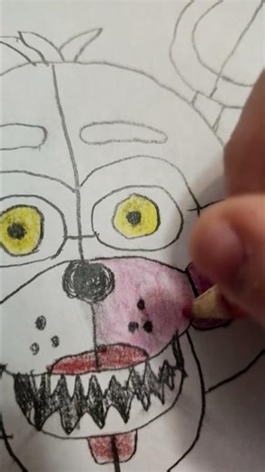 coloring funtime foxy from fnaf 5