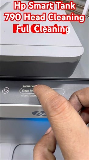 Hp Smart Tank 790 Head Cleaning Full Cleaning#hp #service #printersupportsoftware