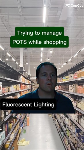 Why does Target feel like sensory hell? 🎯💀 It's the fluorescent lighting triggering your nervous system. If you have POTS (or any autonomic dysfunction), those lights aren't just annoying - they're making you dizzy, nauseous, overstimulated, and ready to leave immediately. You're not imagining it. And you're definitely not the only one. The fix: FL-41 glasses These rose-tinted lenses filter the exact wavelengths causing the problem. Options: ✓ TheraSpecs ✓ Axon Optics ✓ Zenni (more affordable)