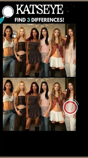 KATSEYE Spot the Difference 👀 Can You Find All the Changes? | KATSEYE Shorts