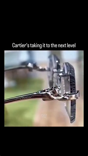 Lucky Clips on Instagram: "Cartier has redefined eyewear by blending it seamlessly with high jewelry. These custom glasses feature lenses cut like diamonds along the edges, reflecting light with every movement. The frame is held together by Cartier’s iconic silver panther, meticulously sculpted with the same artistry and precision seen in their finest jewelry pieces. It’s more than just eyewear — it’s a statement of elegance, craftsmanship, and bold design. Cartier transforms a functional access