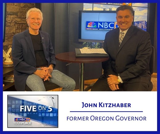 Five on 5 - John Kitzhaber - former Oregon Governor - KOBI-TV NBC5 / KOTI-TV NBC2
