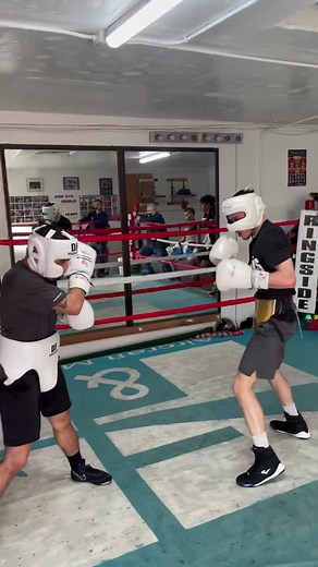 Boxing Sparring Session Techniques Demonstrated