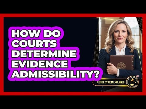 How Do Courts Determine Evidence Admissibility?