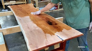 31K reactions · 945 shares | Korean Mahogany Slab (Chamjuk) Coffee Table Build | Mokong TV | Facebook