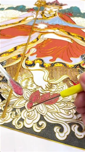 Cloisonné painting #art