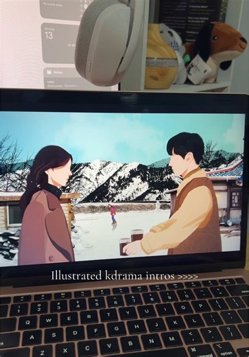 Charming Illustrated Intros for Comfort Kdramas